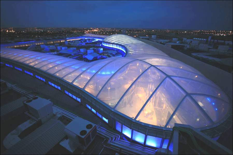 membrane structure,inflated domes,canopy